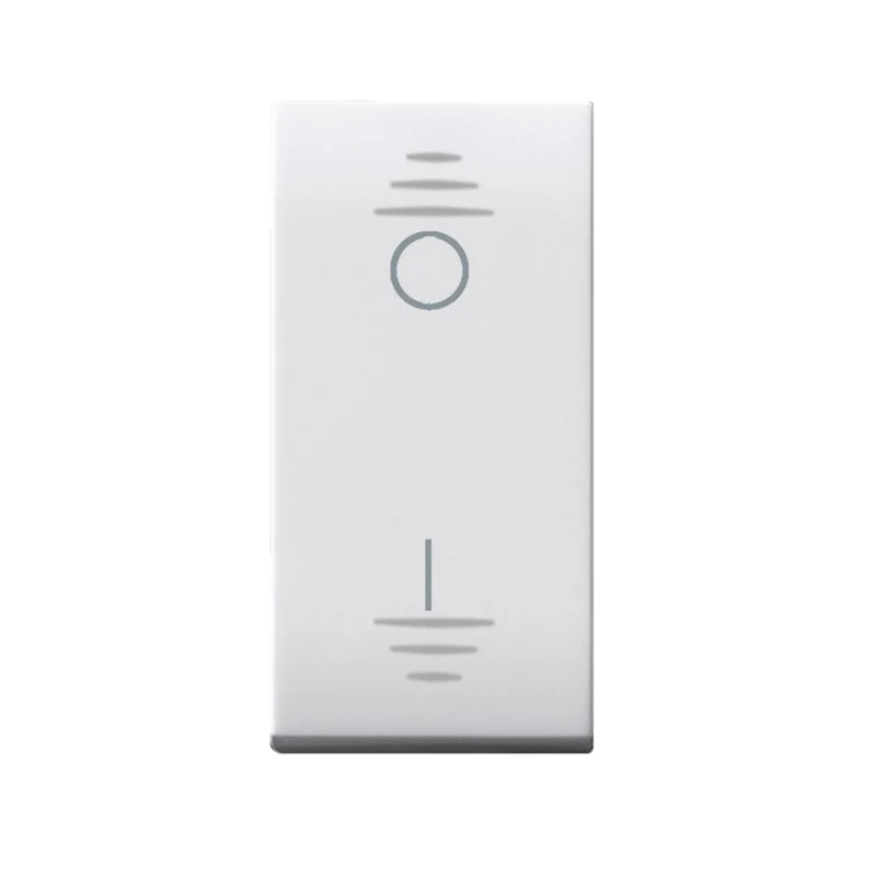 INTERRUTTORE ILLUMINABILE CON GEMMA AVE DOMUS S44 250V 2P 16AX 1MOD. 441010