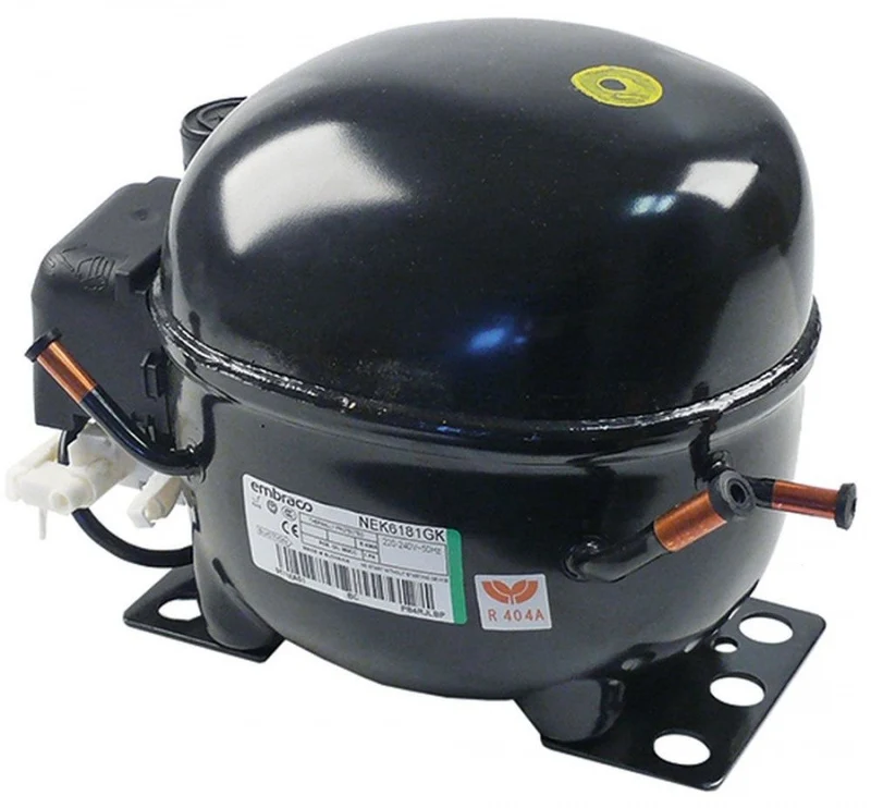 COMPRESSORE ERMETICO EMBRACO NEK6181GK GAS R404A-R507-R452A HP 1/3