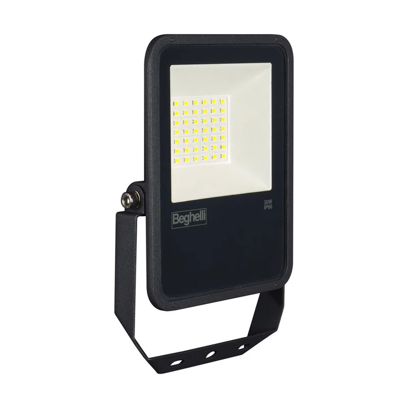 BEGHELLI FL LED 30W NERO IP66 6K5