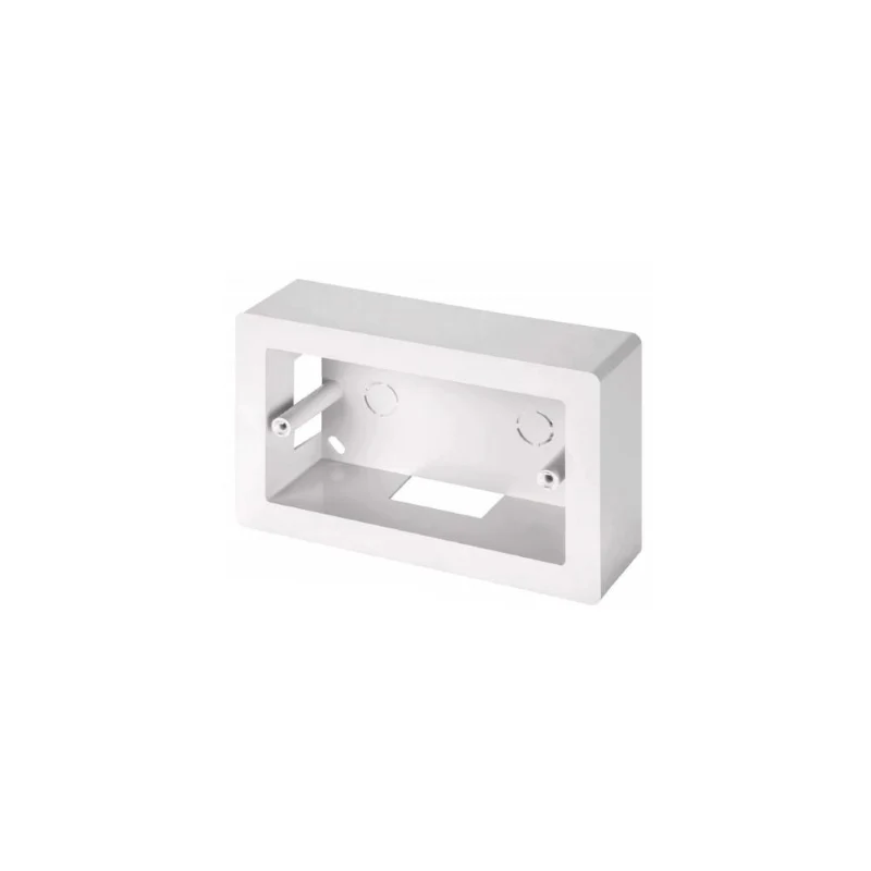Scatola da parete per 4 apparecchi interasse 108.5mm di colore bianca.