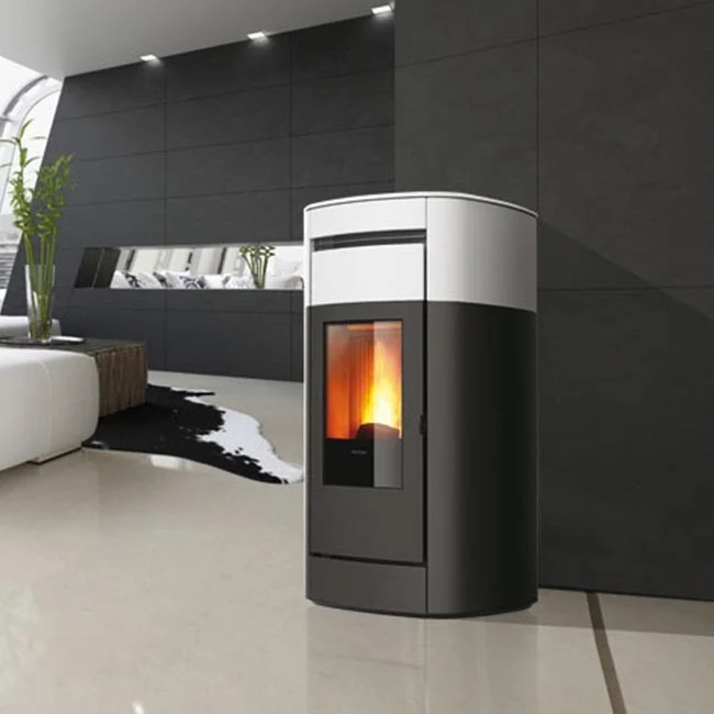 TERMOSTUFA A PELLET EDILKAMIN VYDA H 22,5 KW BIANCA
