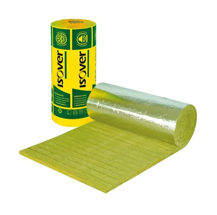 ROTOLO LANA DI ROCCIA ISOLANTE PER CANNE FUMARIE 5MQ ISOVER - 5X1MT