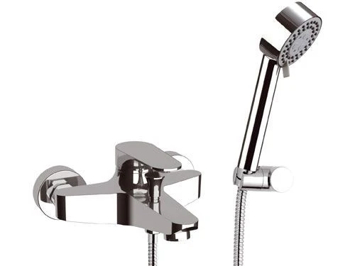 MISCELATORE ESTERNO VASCA REMER CLASS LINE L02 CON DOCCETTA FLESSIBILE E SUPPORTO