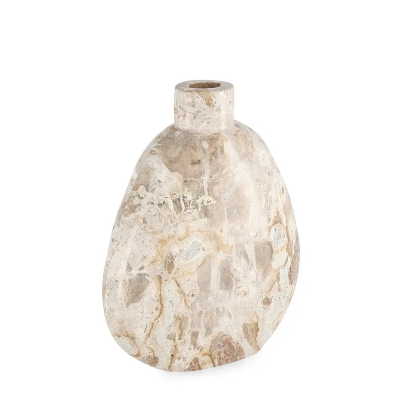 Porta vaso "Crane" in marmo per arredo interno solo per uso decorativo