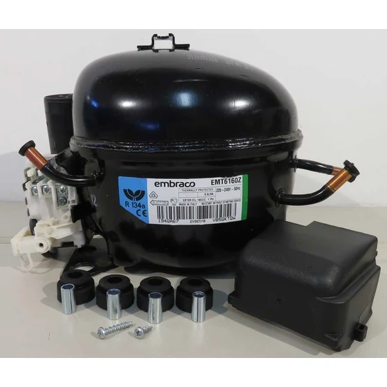 COMPRESSORE ERMETICO EMBRACO EMT6160Z GAS R134A HP 1/4