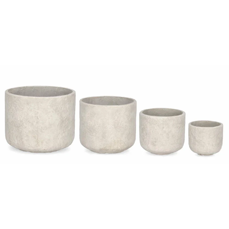Set 4 Vasi Tondi MEILI - Eleganza e Stile