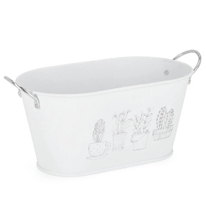 Vaso "Botany" Ovale per uso interno ed esterno