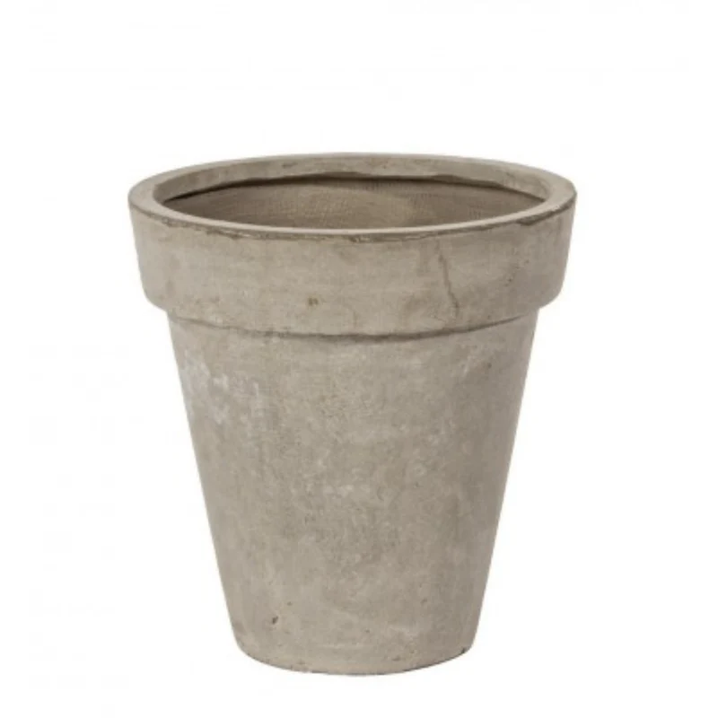 PortaVaso Cement Classico Sabbia in Argilla Colorata per uso esterno.