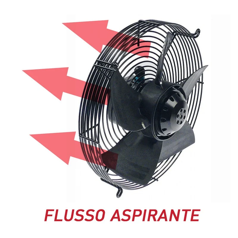 MOTORE VENTILATORE ASSIALE Ziehl-Abegg 300mm FN030-4EK.WC.V7 ASPIRANTE 220V