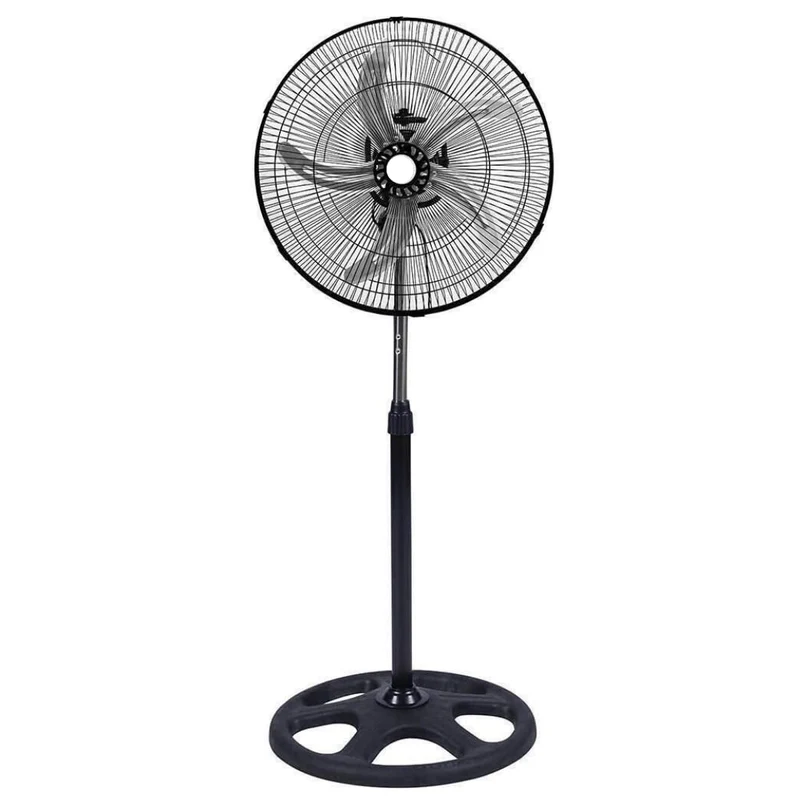 Italia Magazzini Ventilatore A Piantana Con 5 Pale In Acciaio Regolabile Oscillante 3 Velocità