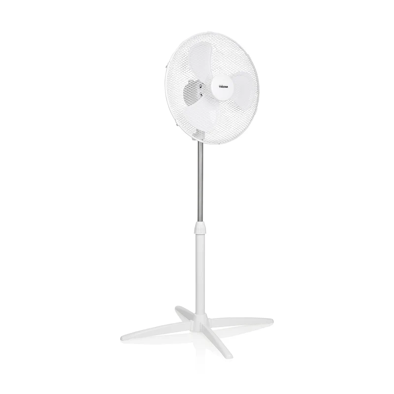 Tristar Ventilatore a piantana - 40 cm - Altezza regolabile 85 - 115 cm - Bianco (VE-5755)