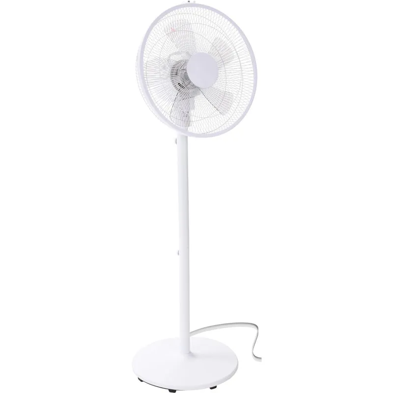 Ventilatore a piantana 3 velocità, pala da Ø 40 cm altezza regolabile h 130 cm