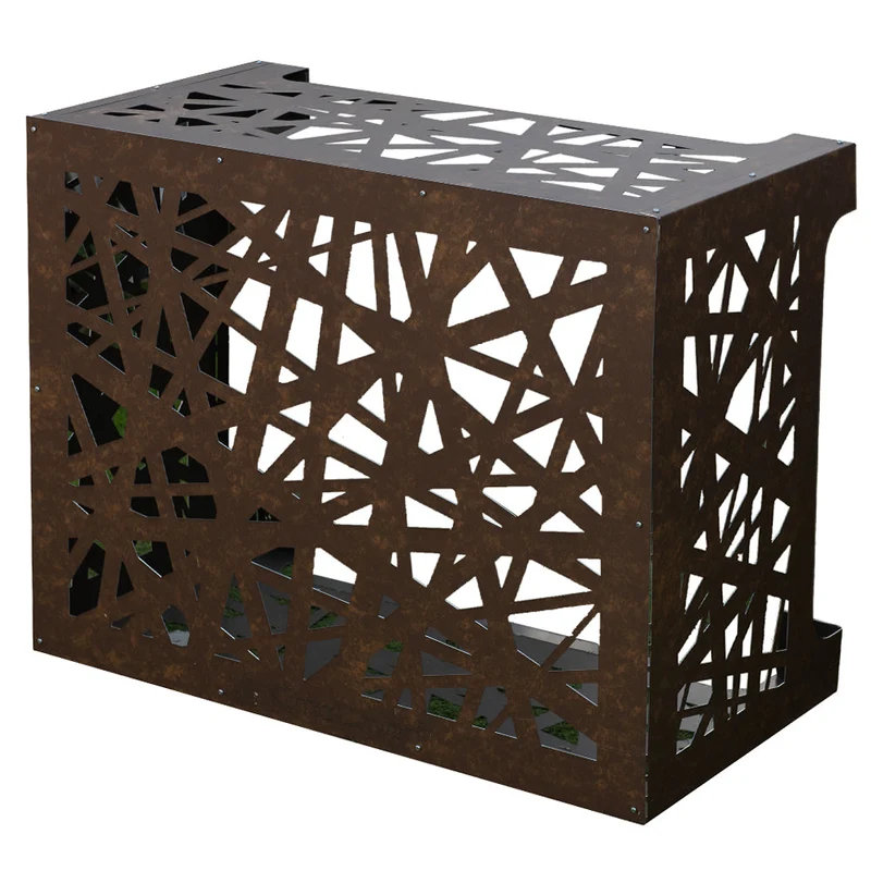 Copri condizionatore copertura decorativa per pompa esterna in alluminio 86 cm