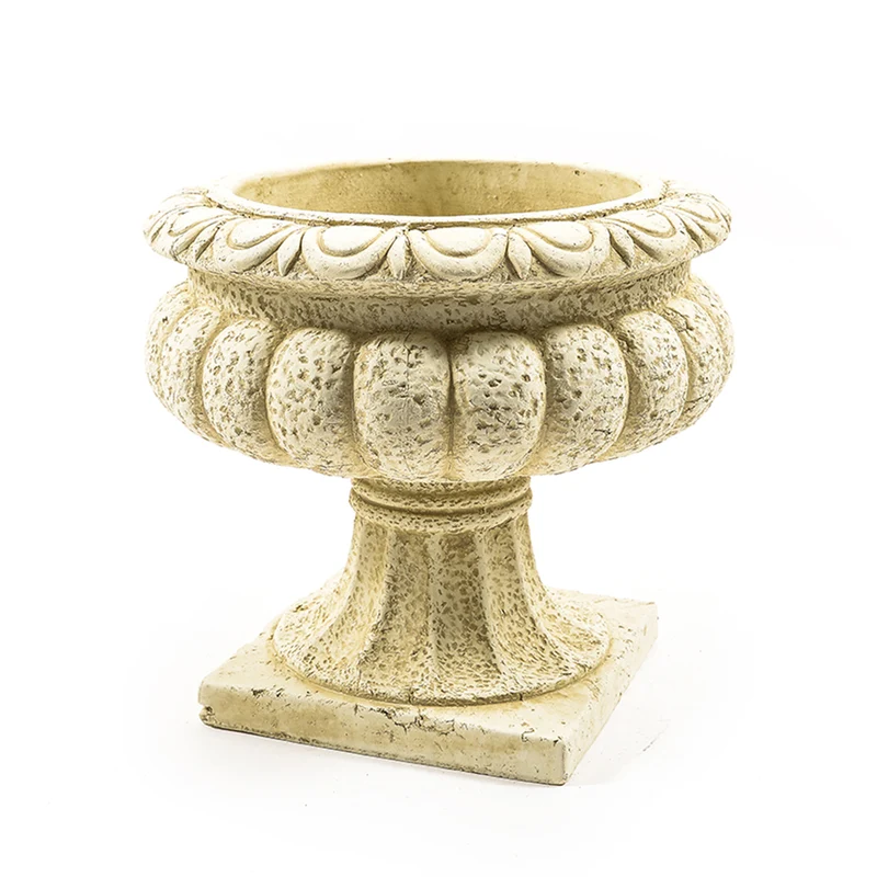 Coppa anfora grande in pietra "Pompei" porta vaso per esterno ed interno