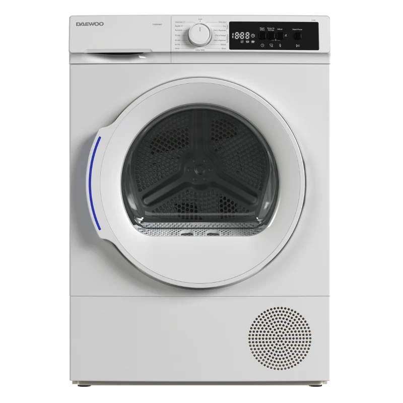 DAEWOO TD-B9GP0WE0-FR Freestanding Tumble Dryer 9 kg E Class with Heat Pump Technology