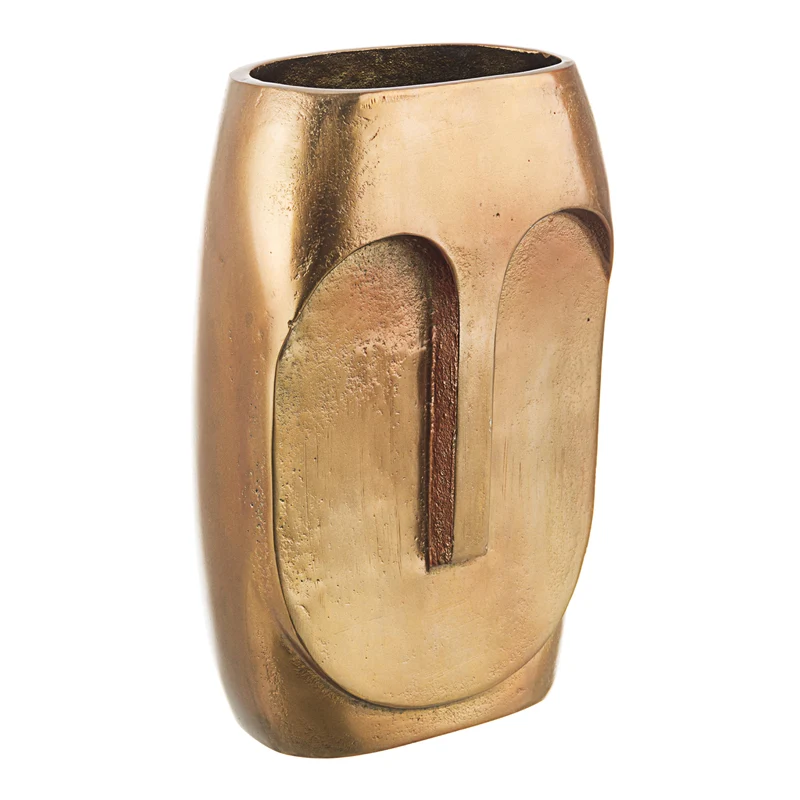 Vaso asmita decorazione interno brass in alluminio
