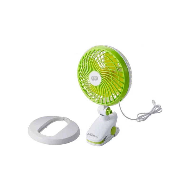 Mini Fan USB Ventilatore Portatile con Clip e Base – Compatto, Silenzioso e Versatile