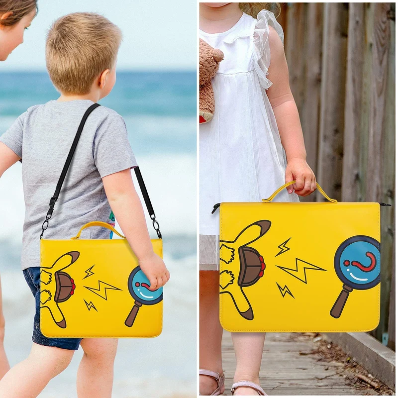 Yinke Album per carte, carte da collezione, per fino a 400 card, borsa da viaggio, custodia protettiva