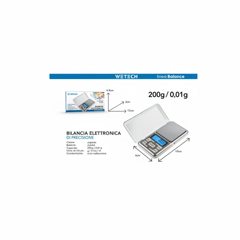 Wetech Bilancia Elettronica Di Precisione
