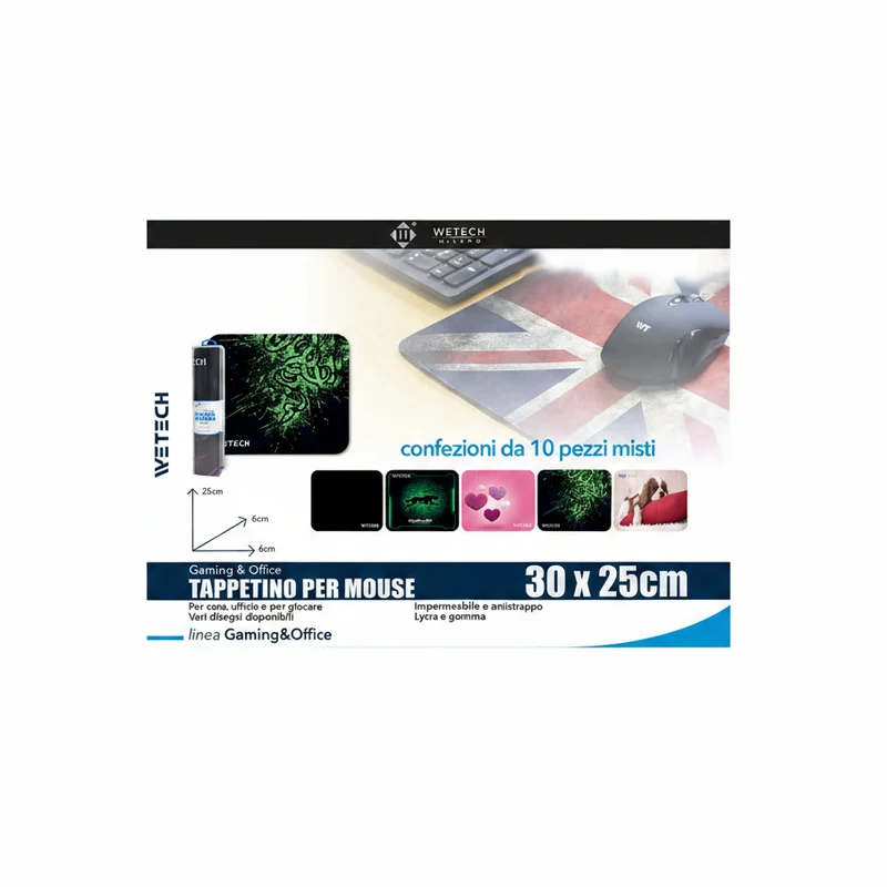 Wetech Tappetino Mouse 30X25Cm Wk32