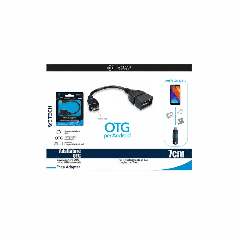 Wetech Adattatore Otg Micro Usb