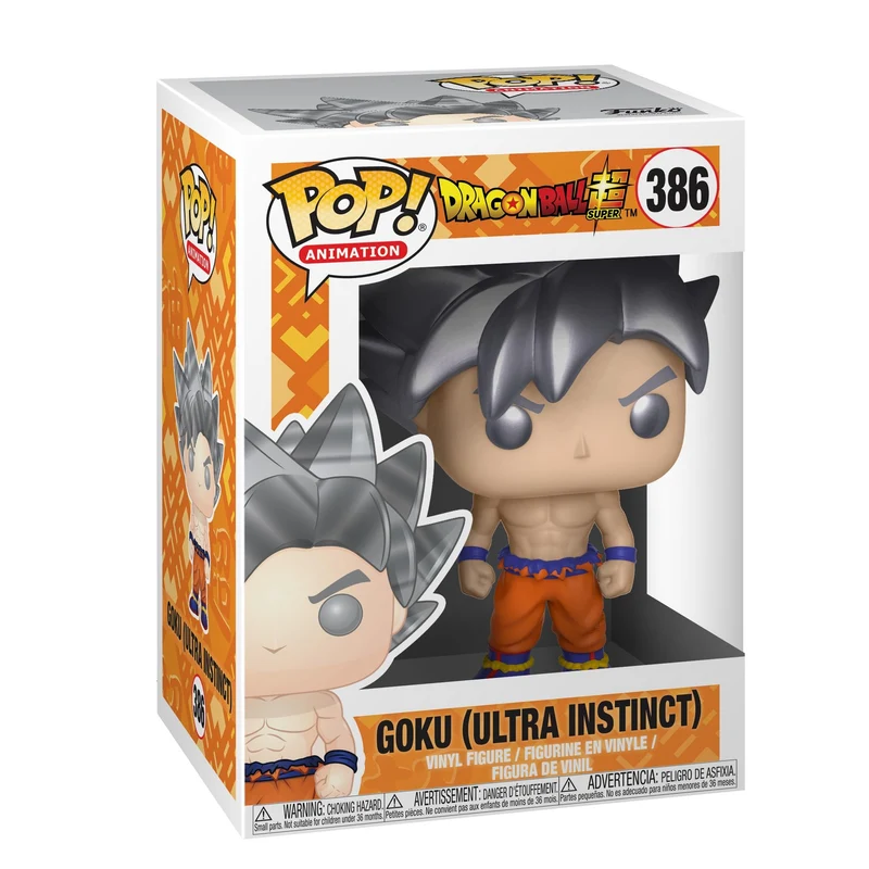 Funko Pop! Animation: DBS - Goku - (Ultra Instinct Form) - Dragon Ball - Figura in Vinile da Collezione - Idea Regalo - Merchandising Ufficiale - Giocattoli per Bambini e Adulti - Anime Fans