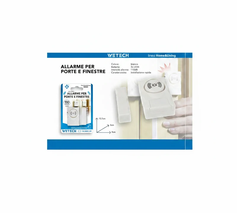 Wetech Allarme Per Porte E Finestre 3Xlr44