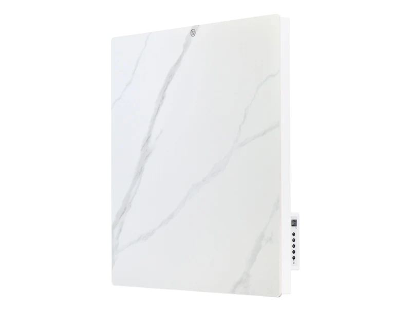 Emettitore termico con frontale in ceramica con finitura marmorea