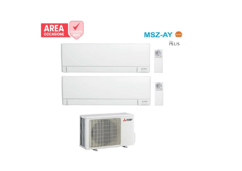 AREA OCCASIONI 2628 Condizionatore Mitsubishi Electric Dual Split Ay 9+9 con MXZ-2F42VF R-32 Wi-Fi Integrato