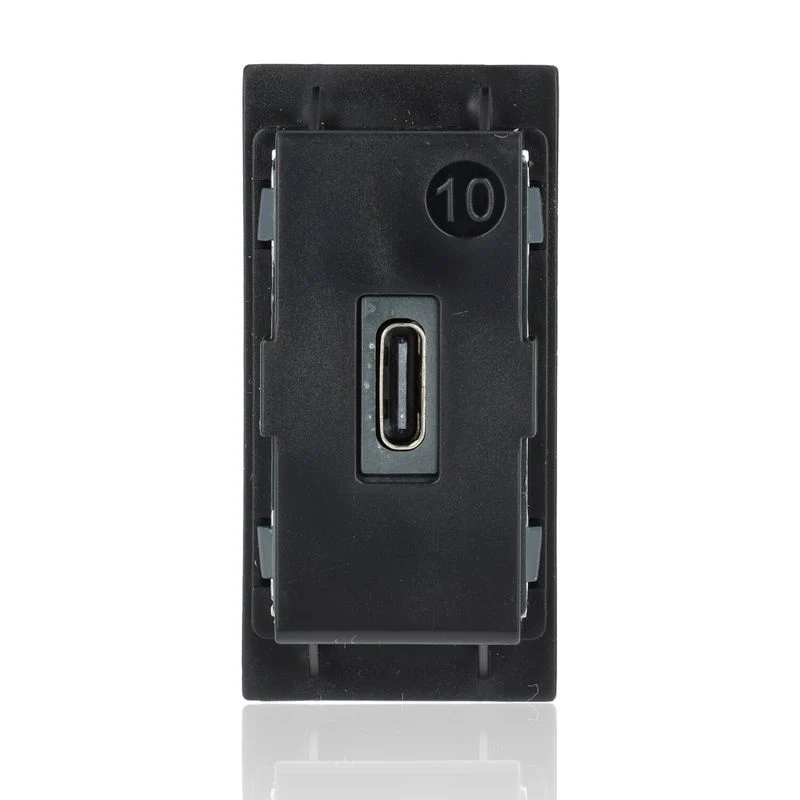 BTICINO K4286C1 - Caricatore Usb Tipo C Con Tensione 5 Vd.C. 1.500 Ma - Now