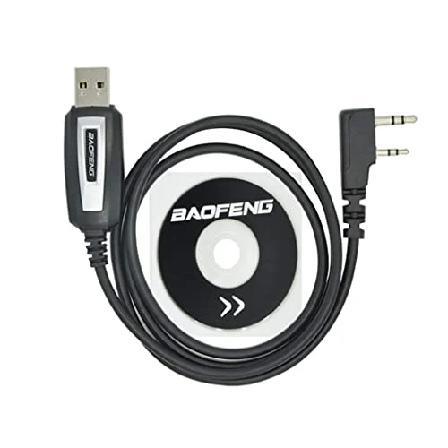 Beaums Cavo di Programmazione USB di Ricambio per Baofeng UV-5R Driver CD Software UV-82 BF-888S Accessori per Personal computer