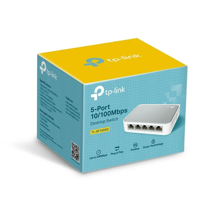TP-Link 5 port ethernet switch10/100M fast
