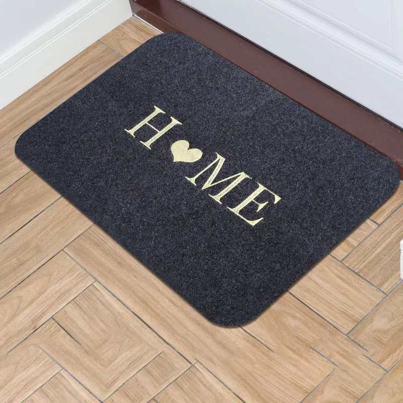 DIUJHUUY 2 Pezzi Zerbino per Ingresso, Tappetino Antiscivolo, Zerbini di Benvenuto, Zerbino per Porta Esterno Ingresso, Lavabile - 40x60 cm