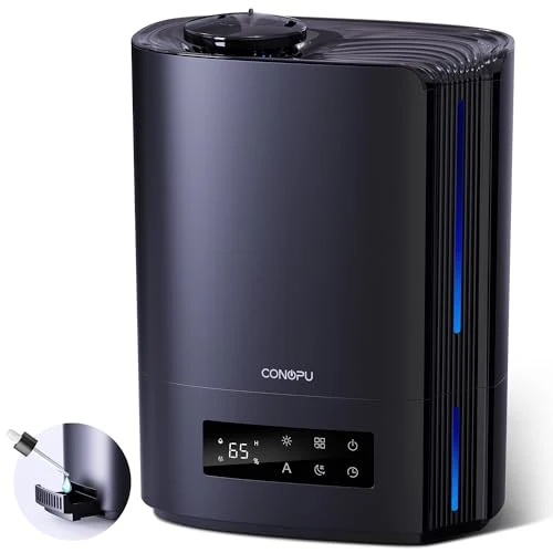 CONOPU Umidificatore Ambiente 6L, Umidificatore Ultrasuoni a Temperatura Costante Per La Casa Con Tre Modalità, Umidificatore Silenzioso Con Più Modalità Di Mmidità e Funzioni Temporali, OZJ21S07