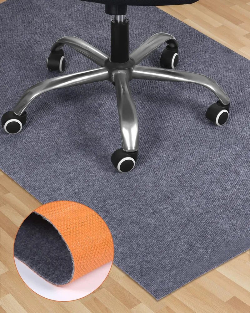 90 x 140cm Tappeto Sedia Ufficio, Materiale TPE, Tappeto Salvapavimento Antiscivolo, Ufficio protettore del pavimento,Tappeto per Sedia con Ruote, Tappetino Pavimenti per Parquet e Pavimenti Duri