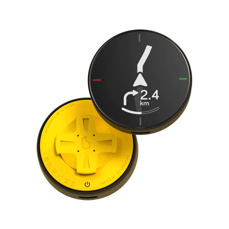 BEELINE Velo 2 Ciclocomputer GPS - Mappa di Navigazione Wireless Globale I Resistente alle Intemperie I Carica USB I Navigatore Bici con Supporto I Utilizzabile con Guanti