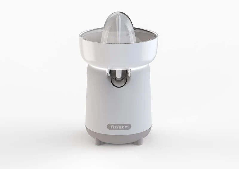 Ariete Spremiagrumi Breakfast 418, Spremiagrumi Elettrico con 2 Coni per Frutti Grandi e Piccoli, Beccuccio Salvagoccia, Doppia Rotazione, Coperchio di Protezione, Piedini Antiscivolo, 40W, Beige