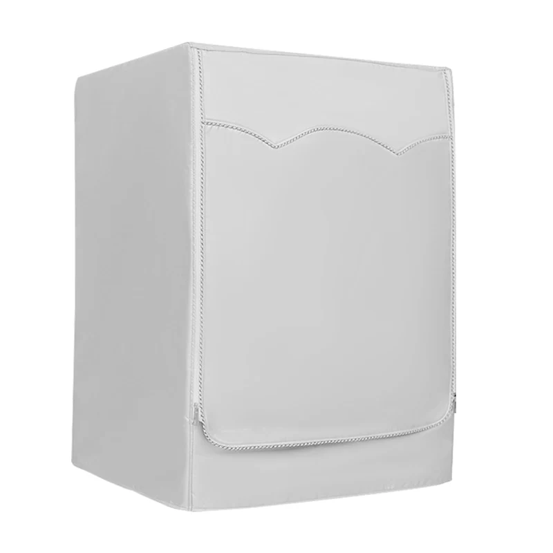 Coprilavatrice da Esterno Silver, Copri Lavatrici Protezione Solare Antipolvere con Cerniera, Copertura Lavatrice Impermeabile per Lavatrice e Asciugatrice(M,50×60×85 cm)