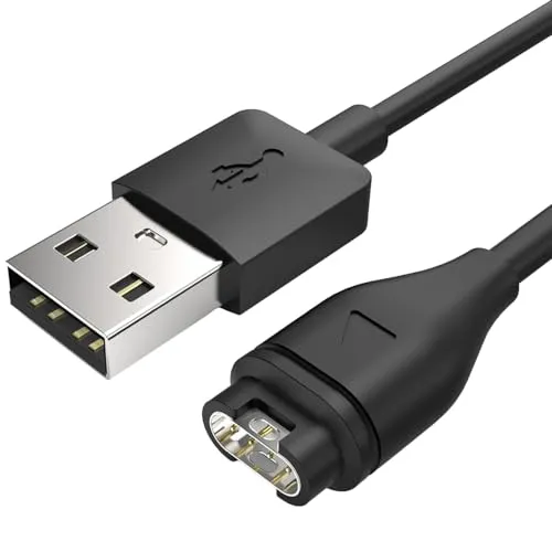 TUSITA Caricatore Compatibile con Fenix 7 7S 7X 6 6S 6X Pro 5 5S 5X Plus,Epix 2,Forerunner 745 935 945 45 45S 245,Approach S10 S40 S60,Vivoactive 3 4 4S,Vivomove 3 3S Sport,Instinct,Venu 2 Plus 2S Sq