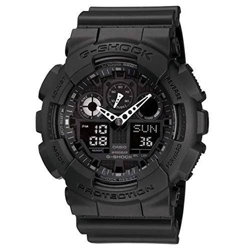 Casio G-SHOCK Orologio 20 BAR, Nero, Analogico - Digitale, Uomo, GA-100-1A1ER