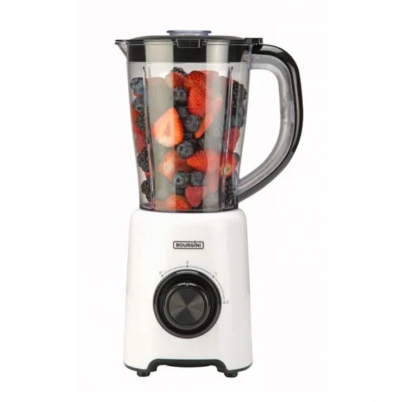 Bourgini Multi mixer | 2 velocità | funzione pulsazioni | brocca di plastica da 1,5 litri | 800 Watt