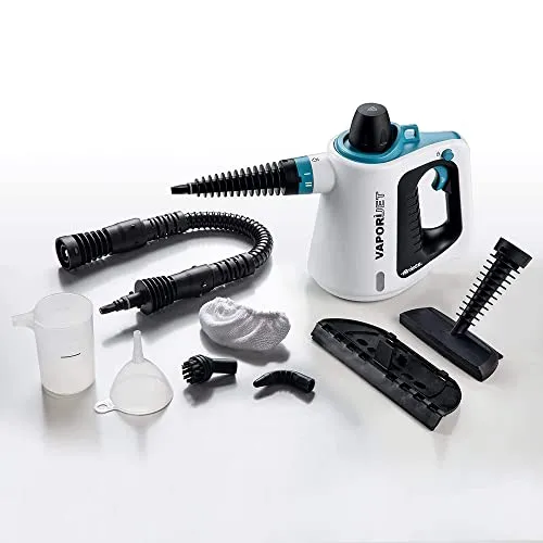 Ariete 4137 Vaporì Jet, Pistola a Vapore, Caldaia in Alluminio, 1050 W, 250 L , 3,5 Bar, Kit Accessori Incluso, Bianco