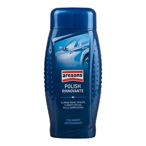 AREXONS POLISH RINNOVANTE 500 ml, Polish rimuovi graffi, opacità e righe della carrozzeria, azione detergente, elimina ossidazione, ridona colore alla vernice, risultato professionale garantito