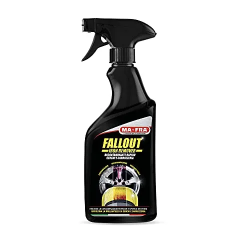 Ma-Fra, Fallout Iron Remover, Decontaminante Rapido, Elimina i Residui Ferrosi dalla Carrozzeria e Cerchi in Lega Auto, nel Formato da 500 ml