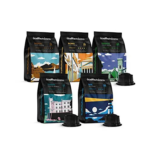 Il Caffè Italiano - Caffitaly 100 Capsule compatibili - Kit Degustazione...