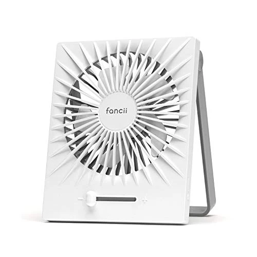 Fancii Ventilatore USB Ricaricabile Ultra Silenziosa, Mini da...
