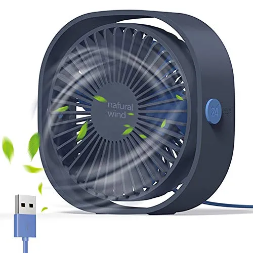 Ventilatore USB,Cshare Mini Portatile USB con 3 velocità...