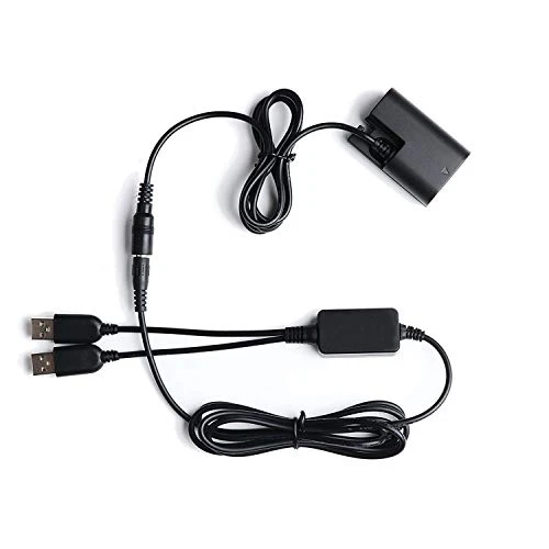 [Versione aggiornata] DR-E6 Batteria fittizia accoppiatore CC PACK-E6...
