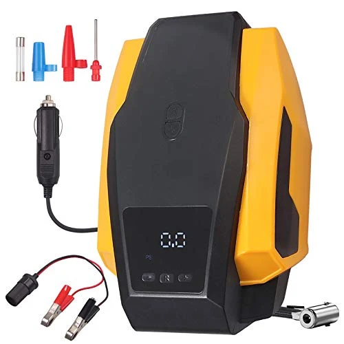 AUTOUTLET Gonfiatore di Pneumatici Digitale compressore d'Aria Portatile DC...