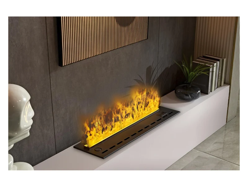 Caminetto decorativo con fiamma simulata